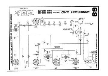 Airline 14WG 519B schematic circuit diagram